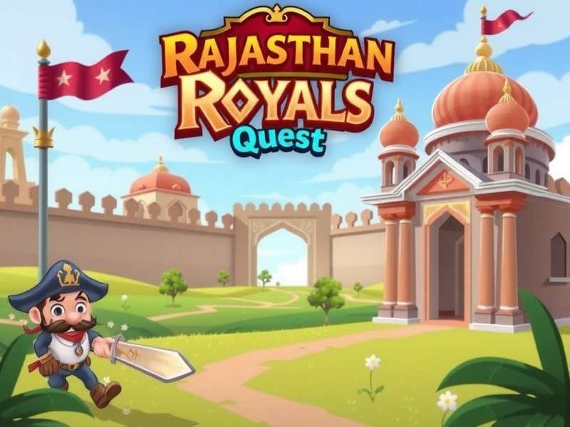 Rajasthan Royals Quest Official Game Art Rajasthan Royals Quest Game Banner